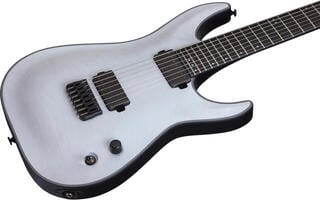 7-string Electric Guitar Schecter Keith Merrow KM-7 White Satin 7-string Electric Guitar - 4