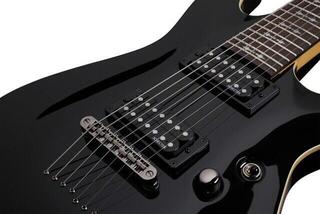 7-string Electric Guitar Schecter Omen 7 Gloss Black 7-string Electric Guitar - 4