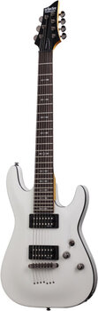 Guitare électrique Schecter Omen-7 Vintage White Guitare électrique - 2