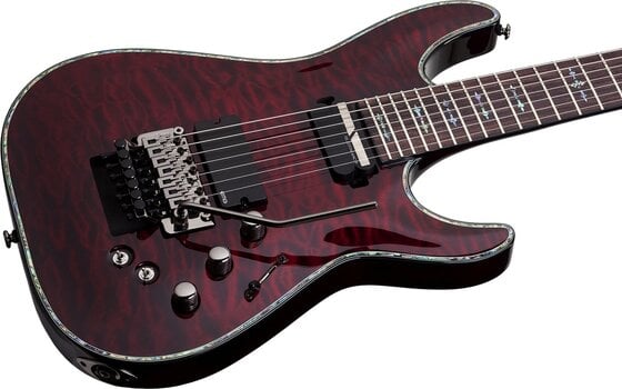 E-Gitarre Schecter Hellraiser C-7 FR S Black Cherry E-Gitarre - 3