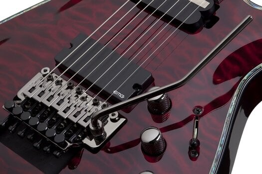 E-Gitarre Schecter Hellraiser C-7 FR S Black Cherry E-Gitarre - 4