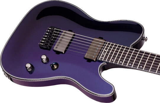 ギター SCHECTER HELLRAISER HYBRID PT-7 Schecter Hellraiser Hybrid PT-7 - ultraviolet 7 string