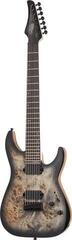 Guitarra elétrica de 7 cordas Schecter C-7 Pro Charcoal Burst Guitarra elétrica de 7 cordas - 1