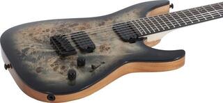Guitarra elétrica de 7 cordas Schecter C-7 Pro Charcoal Burst Guitarra elétrica de 7 cordas - 2