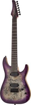 Guitarra elétrica de 7 cordas Schecter C-7 Pro Aurora Burst Guitarra elétrica de 7 cordas - 2