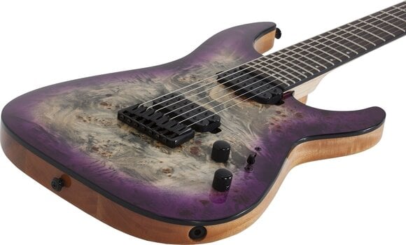 Guitarra elétrica de 7 cordas Schecter C-7 Pro Aurora Burst Guitarra elétrica de 7 cordas - 3