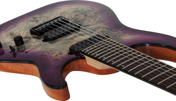Guitarra elétrica de 7 cordas Schecter C-7 Pro Aurora Burst Guitarra elétrica de 7 cordas - 7