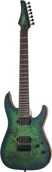 7-string Electric Guitar Schecter C-7 Pro Aqua Burst 7-string Electric Guitar - 2