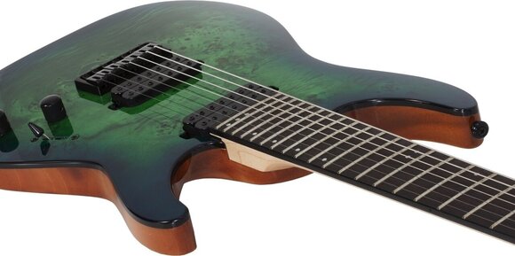 7-string Electric Guitar Schecter C-7 Pro Aqua Burst 7-string Electric Guitar - 3