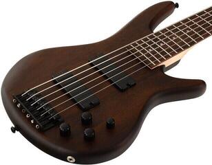 6-snarige basgitaar Ibanez GSR206B-WNF Walnut Flat 6-snarige basgitaar - 3