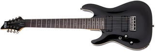 Guitares 8 cordes Schecter Omen-8 LH Gloss Black Guitares 8 cordes - 1