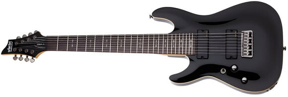 Chitară electrică cu 8 corzi Schecter Omen-8 LH Negru Lucios Chitară electrică cu 8 corzi - 2