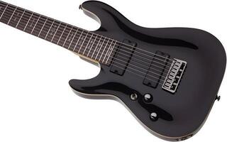 Guitares 8 cordes Schecter Omen-8 LH Gloss Black Guitares 8 cordes - 2