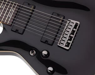 Guitares 8 cordes Schecter Omen-8 LH Gloss Black Guitares 8 cordes - 3