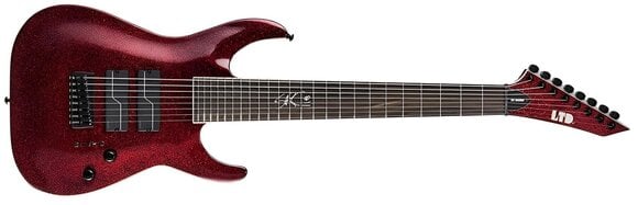 8-saitige E-Gitarre ESP LTD SC-608 Baritone Stephen Carpenter Signature Red Sparkle 8-saitige E-Gitarre - 3