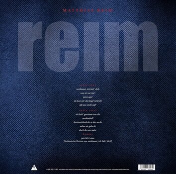 Płyta winylowa Matthias Reim - Reim (Red Marbled Coloured) (LP) - 4