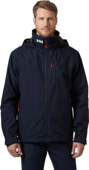 Jacke Helly Hansen Men's Crew Hooded Midlayer Sailing 2.0 Jacke Navy XS - 3
