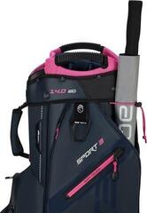 Cart bag Big Max Dri Lite Sport 3 Steel Blue/Fuchsia Cart bag - 1