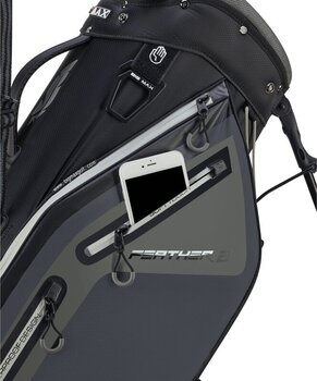 Stand Bag Big Max Dri Lite Feather 2 Stand Bag Grey/Black - 9