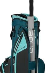 Stand Bag Big Max Dri Lite Feather 2 Stand Bag Steel Blue/Petrol/Aquatic Awe - 5