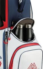 Stand bag Big Max Dri Lite Feather 2 Stand bag Steel Blue/Red/White - 4