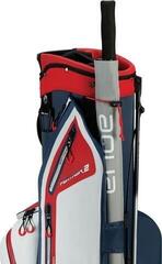 Stand bag Big Max Dri Lite Feather 2 Stand bag Steel Blue/Red/White - 5