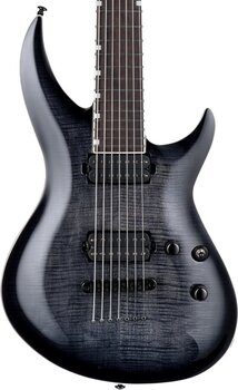 Guitarra elétrica de 7 cordas ESP LTD H3-1007 Baritone FM See Thru Black Sunburst Guitarra elétrica de 7 cordas - 4