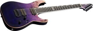 7-string Electric Guitar ESP M-II 7 NT Purple Natural Fade 7-string Electric Guitar - 2