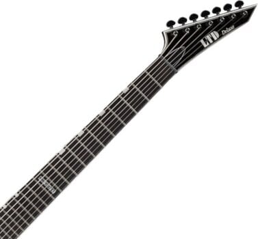 7-string Electric Guitar ESP LTD MH-1007ET Deluxe Black 7-string Electric Guitar - 4
