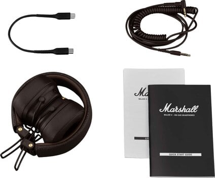 Bezdrátová sluchátka na uši Marshall Major V Brown Bezdrátová sluchátka na uši - 17