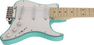 Elektrische gitaar Traveler Guitar Travelcaster Deluxe Surf Green Elektrische gitaar - 2