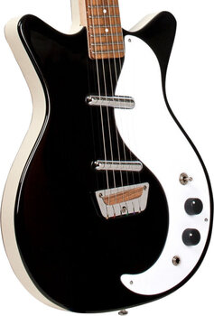 Halvakustisk gitarr Danelectro The Stock 59 Black Halvakustisk gitarr - 3