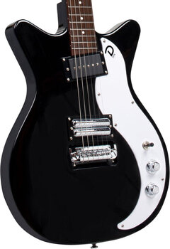 Pusiau akustinė gitara Danelectro 59X Black Pusiau akustinė gitara - 3