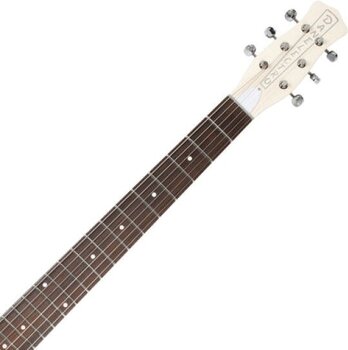 Halvakustisk gitarr Danelectro 59X Cream Halvakustisk gitarr - 4