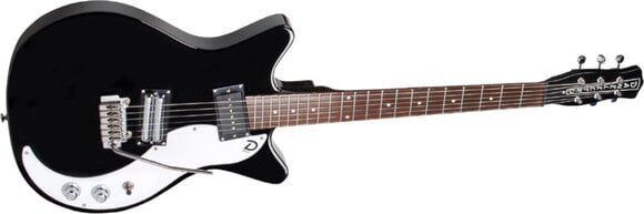 Poolakustiline kitarr Danelectro 59XT Gloss Black Poolakustiline kitarr - 3