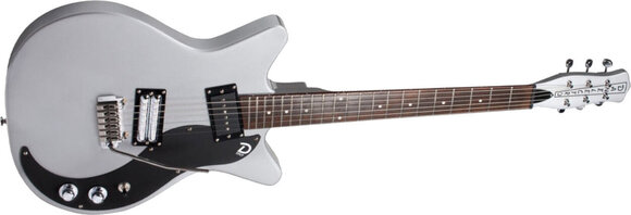 Poolakustiline kitarr Danelectro 59XT Silver Poolakustiline kitarr - 3