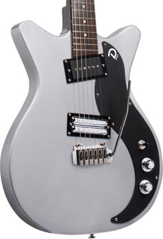 Poolakustiline kitarr Danelectro 59XT Silver Poolakustiline kitarr - 4