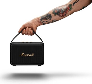 Přenosný reproduktor Marshall Kilburn II Black and Brass Přenosný reproduktor - 21