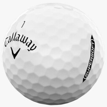 Piłka golfowa Callaway Supersoft 2025 White Basic 12 Piłka golfowa - 2