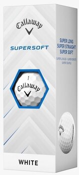 Piłka golfowa Callaway Supersoft 2025 White Basic 12 Piłka golfowa - 4