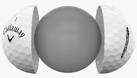 Piłka golfowa Callaway Supersoft 2025 White Basic 12 Piłka golfowa - 5
