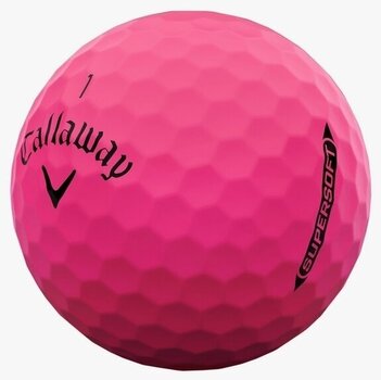 Bolas de golfe Callaway Supersoft 2025 Matte Pink Basic 12 Bolas de golfe - 2