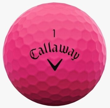Bolas de golfe Callaway Supersoft 2025 Matte Pink Basic 12 Bolas de golfe - 3