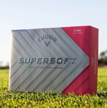 Bolas de golfe Callaway Supersoft 2025 Matte Pink Basic 12 Bolas de golfe - 9