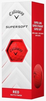 Piłka golfowa Callaway Supersoft 2025 Matte Red Basic 12 Piłka golfowa - 4