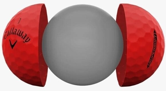 Piłka golfowa Callaway Supersoft 2025 Matte Red Basic 12 Piłka golfowa - 5