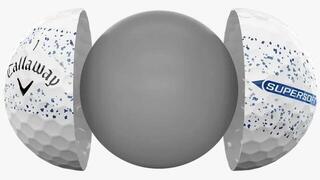Golfbal Callaway Supersoft 2025 White Splatter 360 Blue Golfbal - 4