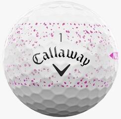 Bolas de golfe Callaway Supersoft 2025 White Splatter 360 Pink Bolas de golfe - 2