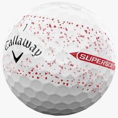 Golfbal Callaway Supersoft 2025 White Splatter 360 Red Golfbal - 1
