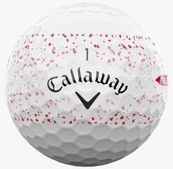 Golfbal Callaway Supersoft 2025 White Splatter 360 Red Golfbal - 2